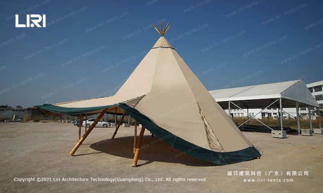 实木印第安帐篷